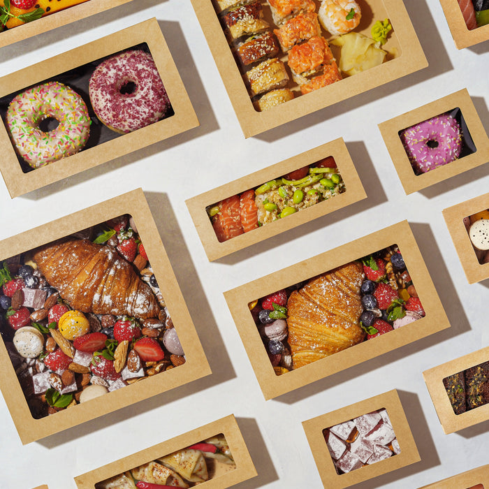 Great packaging for food presentation and delivery