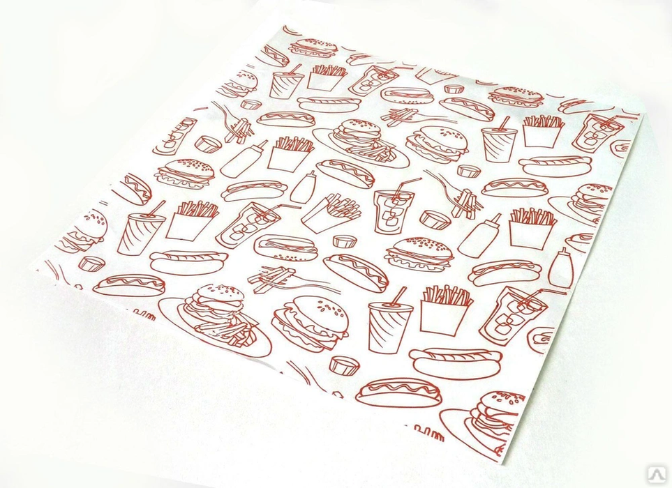 White greaseproof wrapping paper